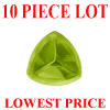 5 mm Trillion Cabochon Peridot AAA Grade 10 pc Lot